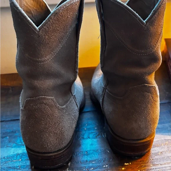 Tecovas Brown Cowboy Boots with Pull-On Design and Rounded Toe - Picture 6 of 6